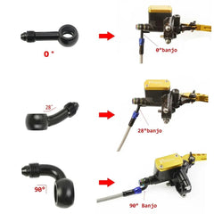 Universal M10 Motorcycle Steel Hydraulic Brake Clutch Line Hose Tube - VirtuousWares.Store