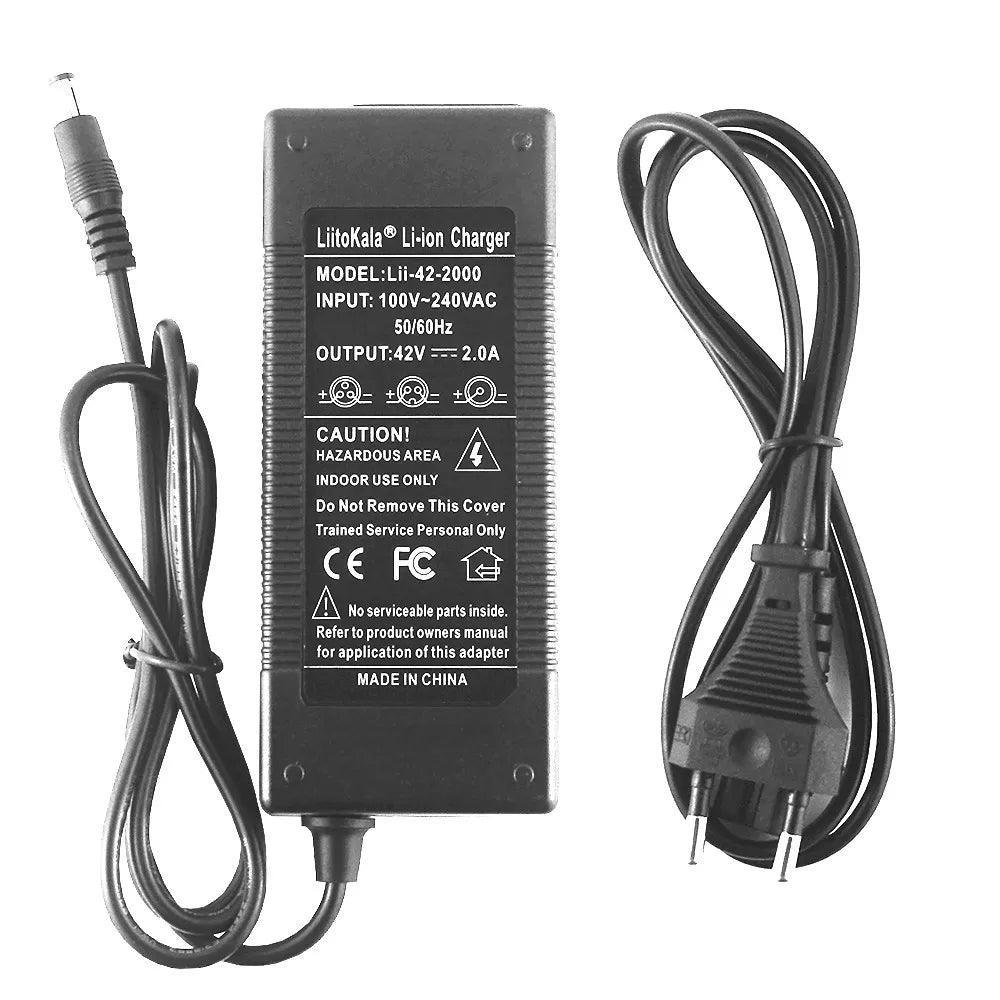 1-5pcs LiitoKala 10S 36V/42V 2A 18650 Charger 100-240V Input Lithium - VirtuousWares.Store
