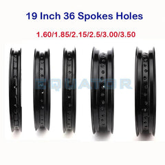 1.60/1.85/2.15/2.5/ *19Inch 36 Spokes Holes Aluminum Alloy Motorcycle - VirtuousWares.Store
