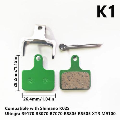 1 Pair Ceramic MTB Hydarulic Disc Brake Pads Road For Shimano SRAM - VirtuousWares.Store