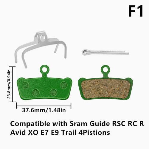 1 Pair Ceramic MTB Hydarulic Disc Brake Pads Road For Shimano SRAM - VirtuousWares.Store