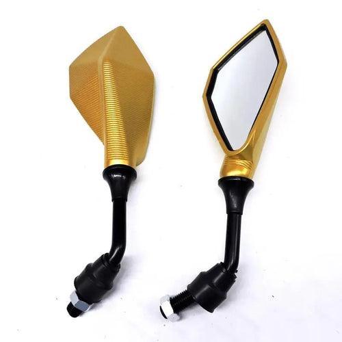1 Pair Universal Motorcycle Rearview Mirror Replacement Parts Scooter - VirtuousWares.Store