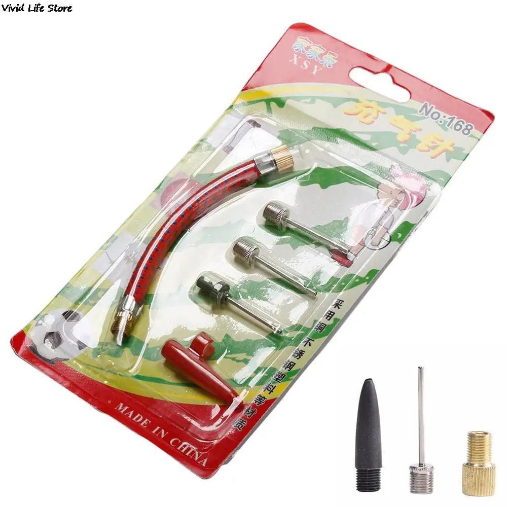 1 Set Inflating Needle Kits Needle Hose Sports Ball Basketball - VirtuousWares.Store