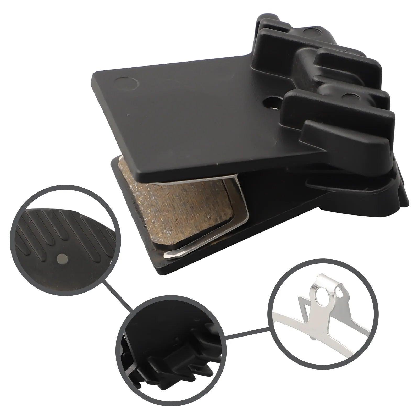 1 Set Scooter Disc Brake Pads Metal Plastic Black For For KugooG2 Pro - VirtuousWares.Store