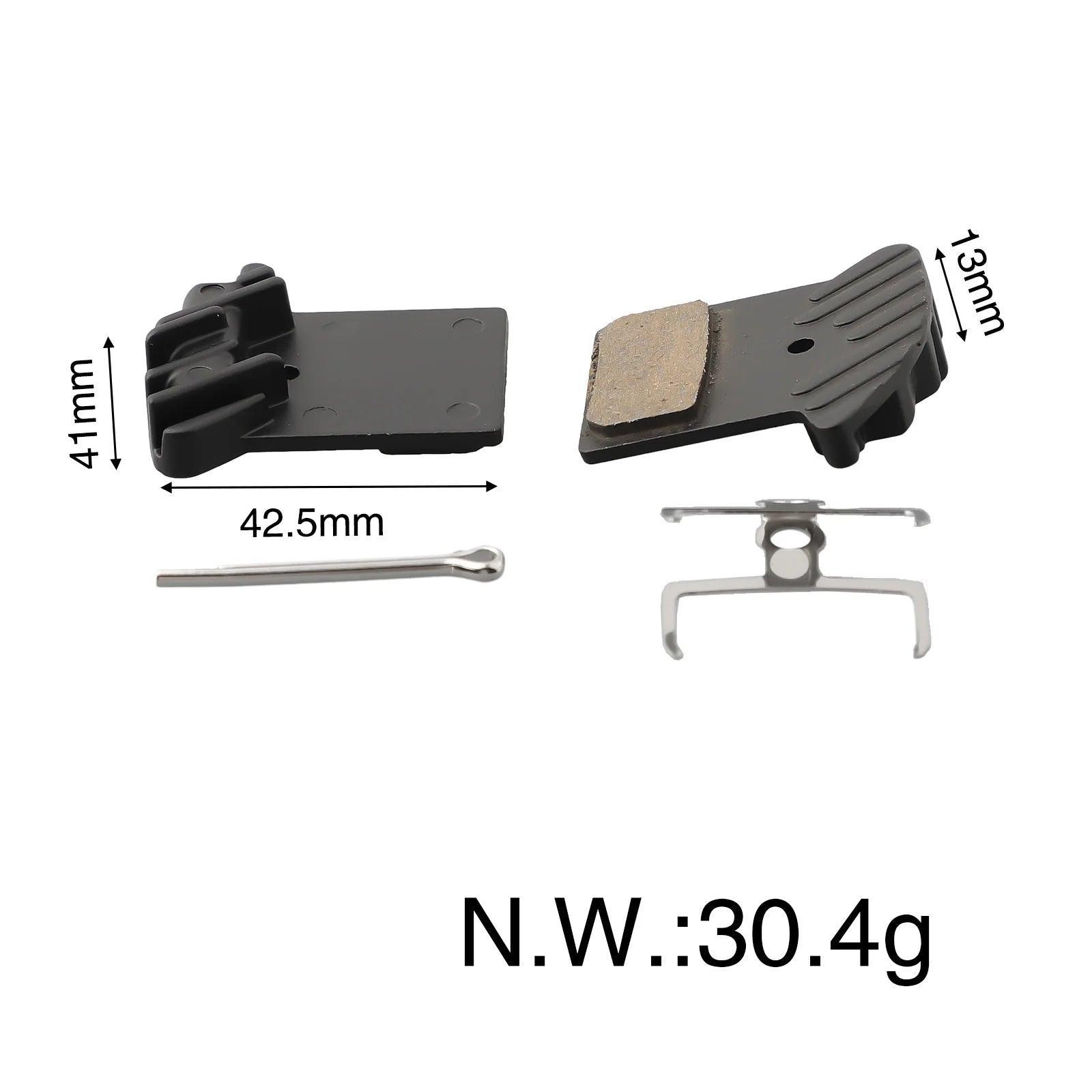1 Set Scooter Disc Brake Pads Metal Plastic Black For For KugooG2 Pro - VirtuousWares.Store