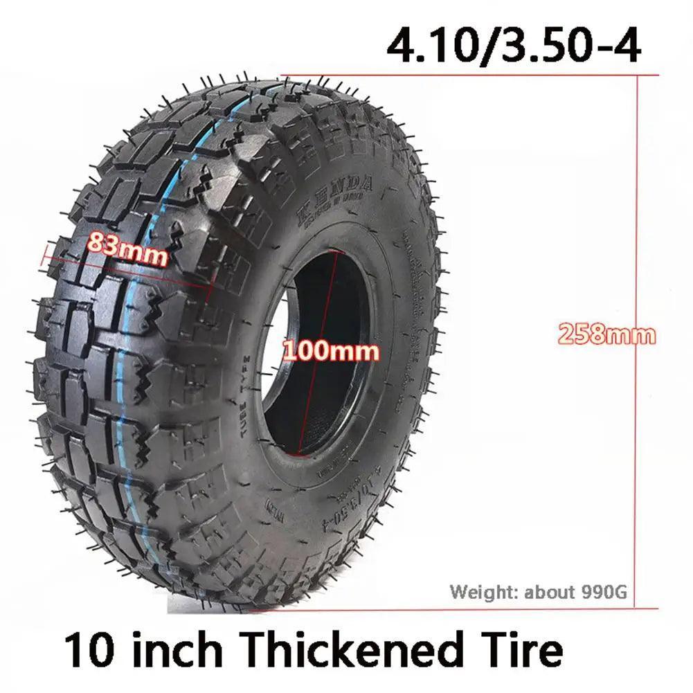 10.4 Inch Tires 4.10/3.50-4 Inner And Outer Tires Three-wheeled - VirtuousWares.Store