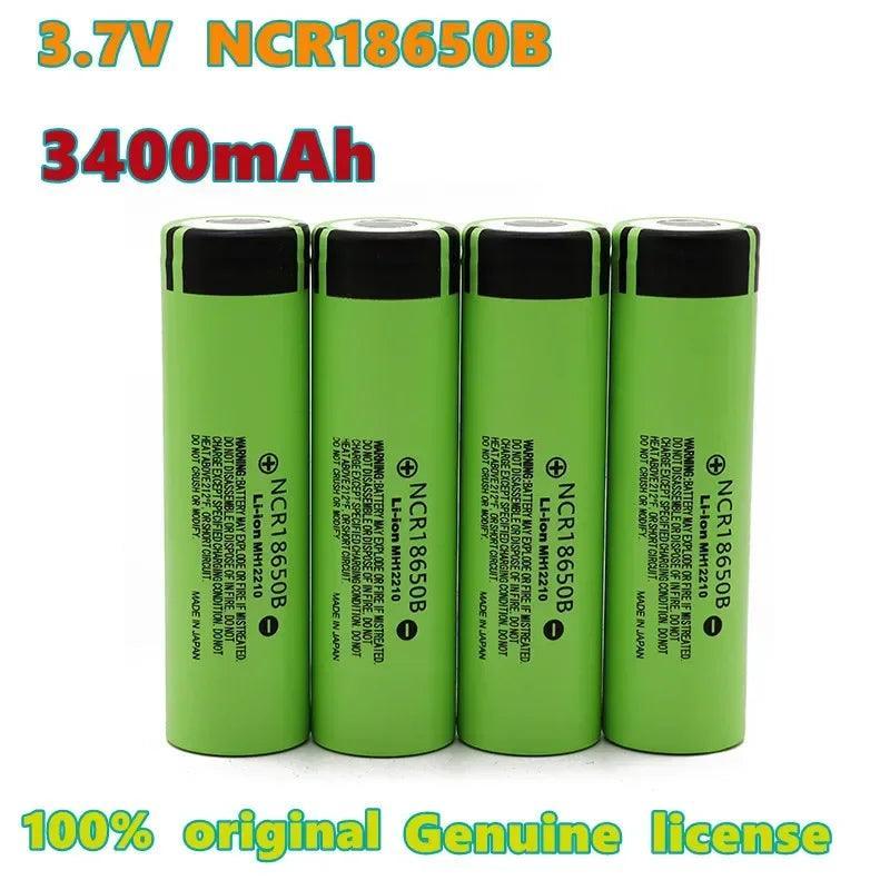 100% Original 18650 battery NCR18650B 3.7v 3400mah 18650 rechargeable - VirtuousWares.Store