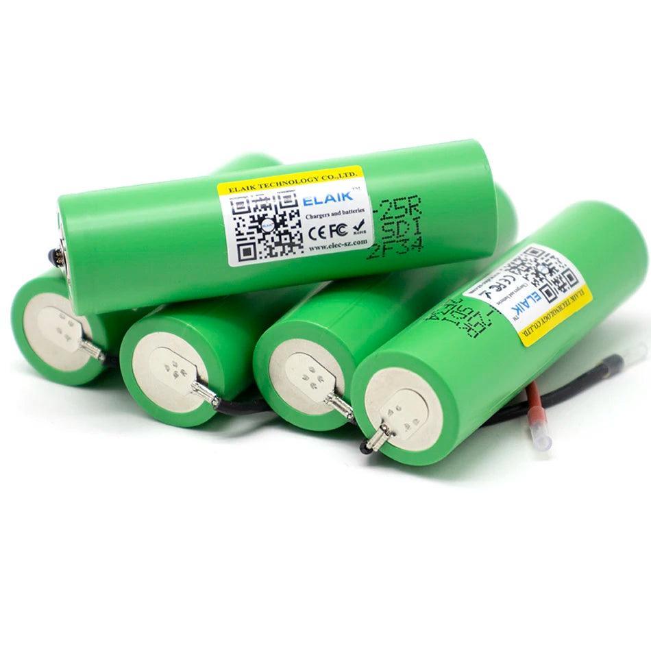 100% Original INR18650-25R 2500mAh Brand ELAIK 18650 battery 2500mAh - VirtuousWares.Store
