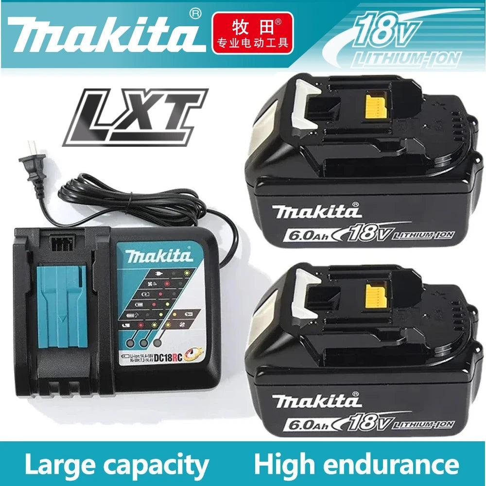 100% Original Makita 6Ah/5Ah/3Ah for Makita 18V Battery BL1830B BL1850B BL1850 BL1840 BL1860 BL1815 Replacement Lithium Battery - VirtuousWares.Store