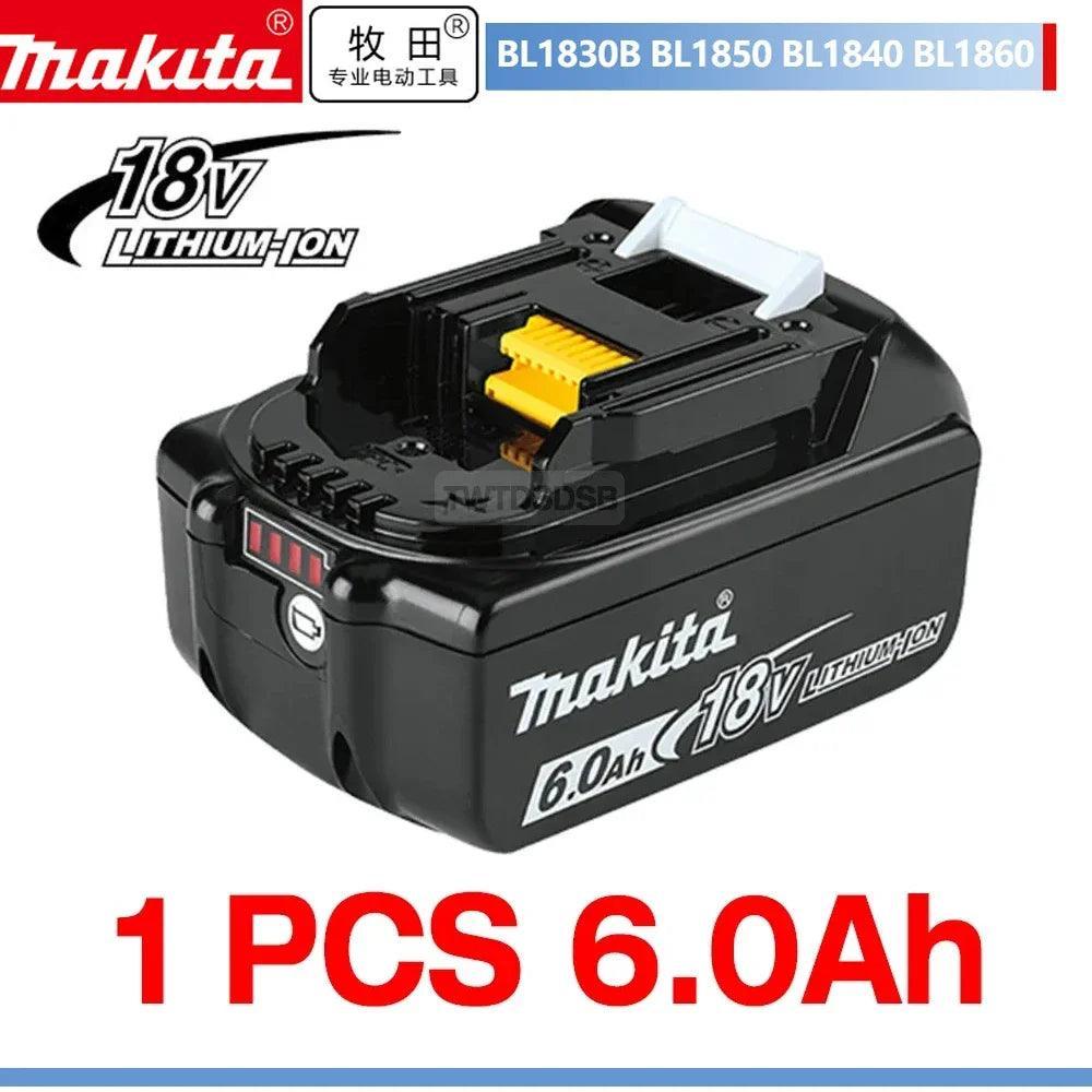 100% Original Makita 6Ah/5Ah/3Ah for Makita 18V Battery BL1830B BL1850B BL1850 BL1840 BL1860 BL1815 Replacement Lithium Battery - VirtuousWares.Store
