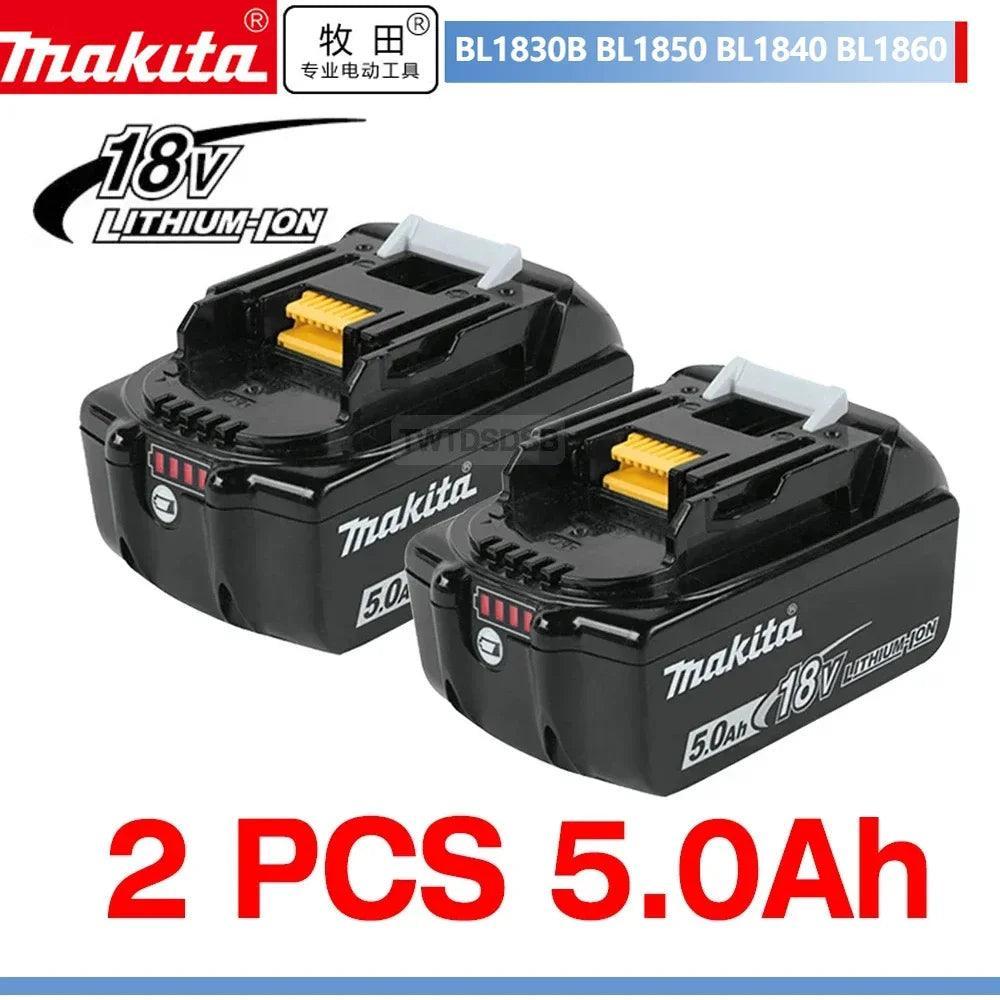 100% Original Makita 6Ah/5Ah/3Ah for Makita 18V Battery BL1830B BL1850B BL1850 BL1840 BL1860 BL1815 Replacement Lithium Battery - VirtuousWares.Store