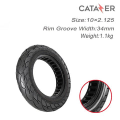 10×2.125 Honeycomb Tire 10 Inch Explosion-proof Non Pneumatic Tyre for - VirtuousWares.Store