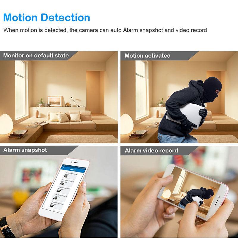 1080P HD Wifi USB Camera with Night Vision Motion Detection - VirtuousWares.Store