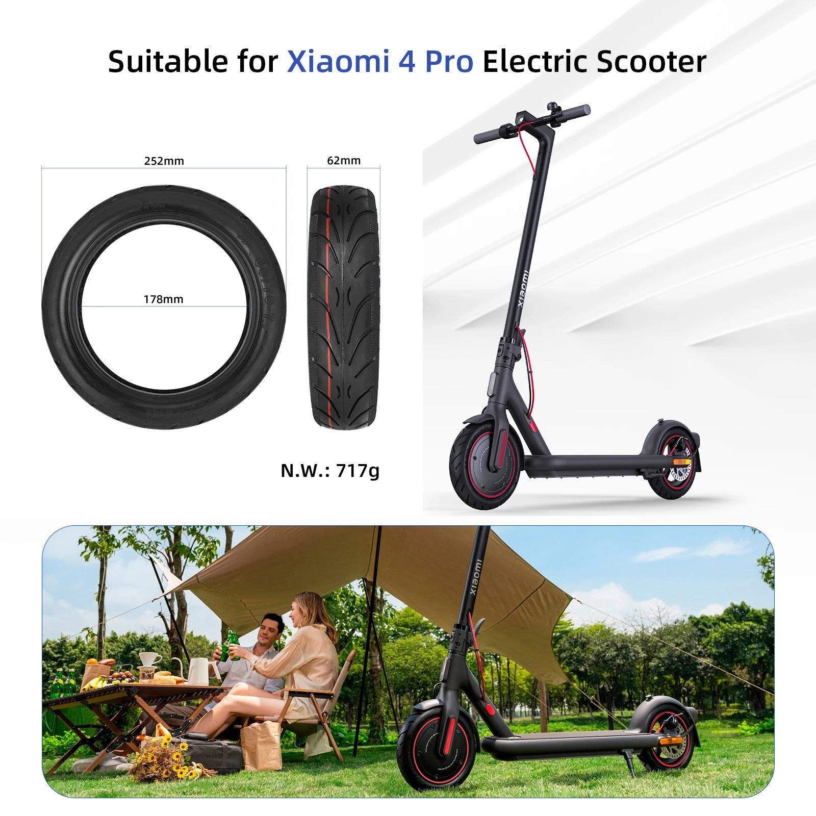 10Inch 60/70-7 Tubeless Tire For Xiaomi 4 Pro Electric Scooter - VirtuousWares.Store