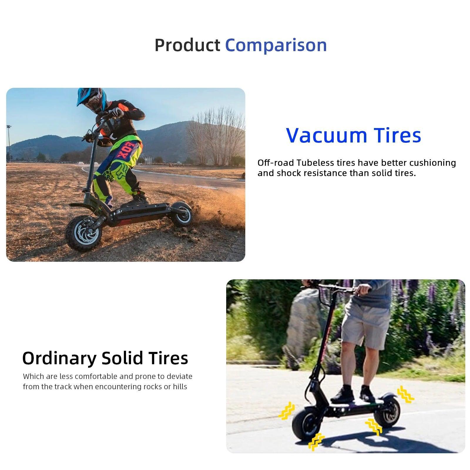 10Inch 60/70-7 Tubeless Tire For Xiaomi 4 Pro Electric Scooter - VirtuousWares.Store