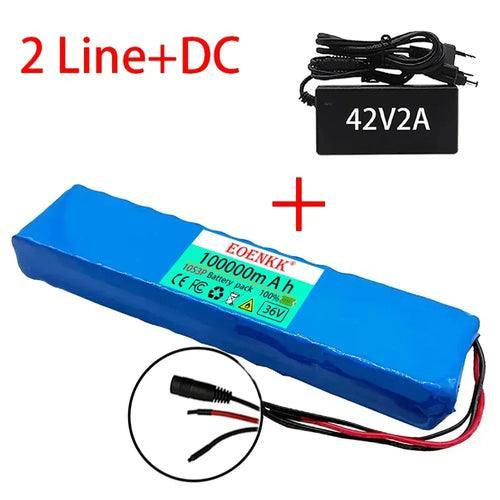10S3P 36V 100Ah 18650 Rechargeable Lithium Battery Pack 1000W Power - VirtuousWares.Store