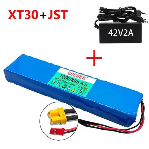 10S3P 36V 100Ah 18650 Rechargeable Lithium Battery Pack 1000W Power - VirtuousWares.Store