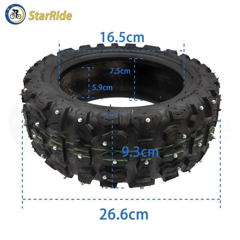 11 Inch Tubeless Tire 90/65-6.5 Winter Snow Ice Studded Tire for Kaabo - VirtuousWares.Store