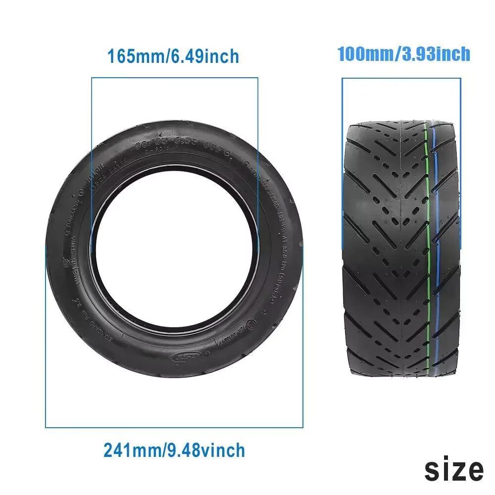 11 Inch Vacuum Tire 90/65-6.5 Self-healing Tubeless Tire with Glue for - VirtuousWares.Store