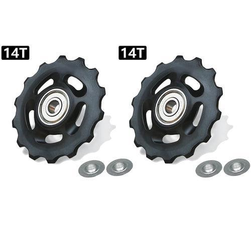 11T 12T 13T 14T Bearing MTB Bicycle Rear Guide Wheel Road Bike Jockey - VirtuousWares.Store