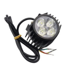 12-80V E-bike Front Lamp Light With Horn For Kugoo Electric Kick Scooter Electric Bicycle Led Headlights Cycling Part Accessory - VirtuousWares.Store