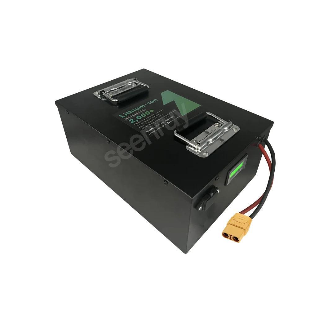 120V 30Ah Li ion With Charger 32S Lithium Polymer Battery Pack For - VirtuousWares.Store