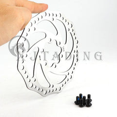 140mm Six Hole Stainless Steel Brake Disc Piece Rotor With 6pcs Screws - VirtuousWares.Store