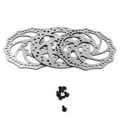 140mm Six Hole Stainless Steel Brake Disc Piece Rotor With 6pcs Screws - VirtuousWares.Store