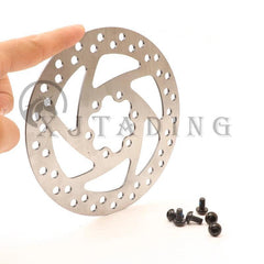 140mm Six Hole Stainless Steel Brake Disc Piece Rotor With 6pcs Screws - VirtuousWares.Store