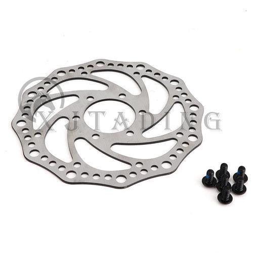 140mm Six Hole Stainless Steel Brake Disc Piece Rotor With 6pcs Screws - VirtuousWares.Store