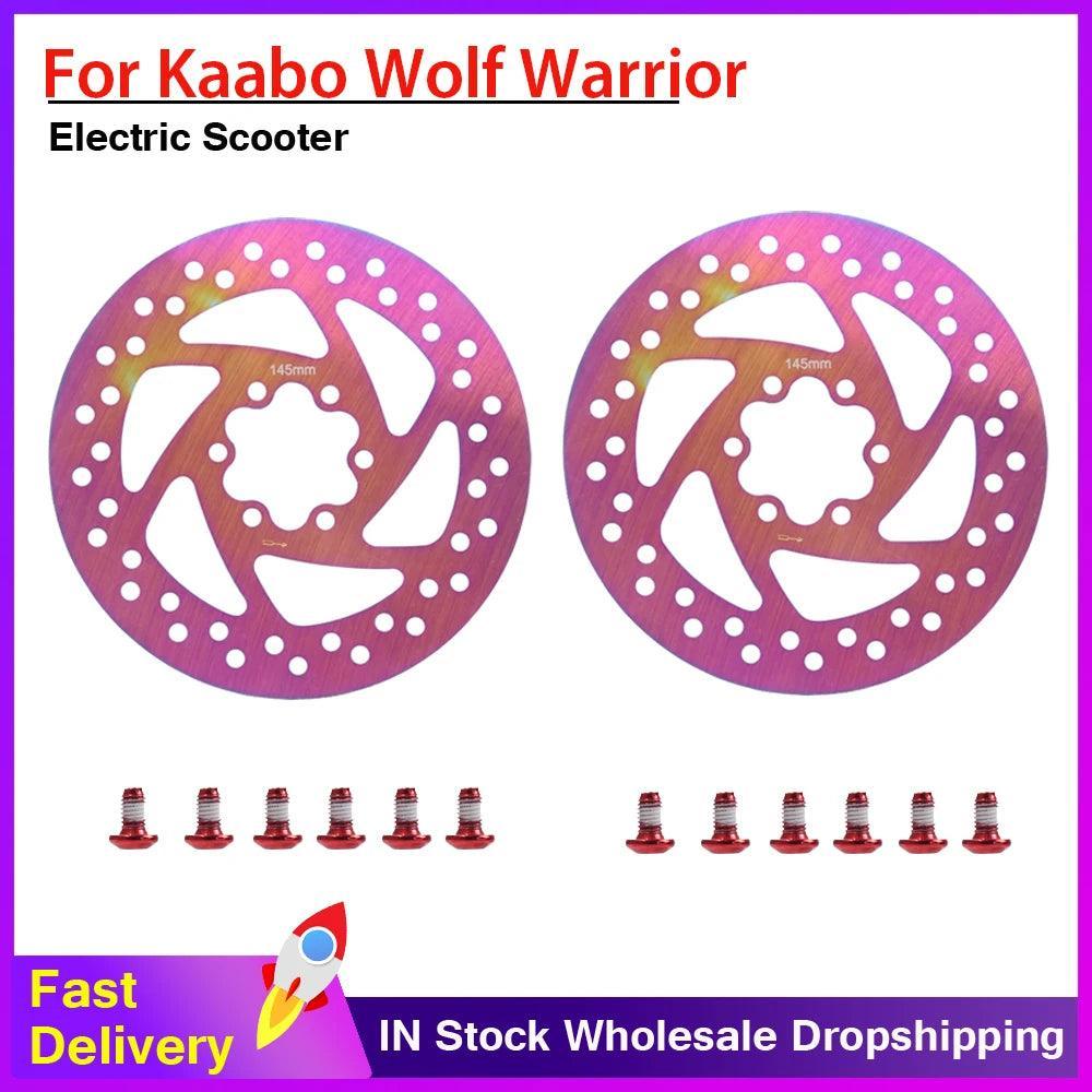 145mm 6 Hole Disc Brake Pads Accessories for Kaabo Wolf Warrior - VirtuousWares.Store