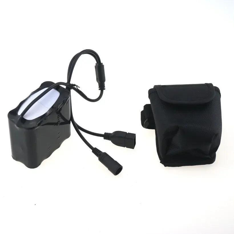 16000mAh 8.4V 18650 Battery Pack Bike Light Battery 6*18650 Lithium - VirtuousWares.Store