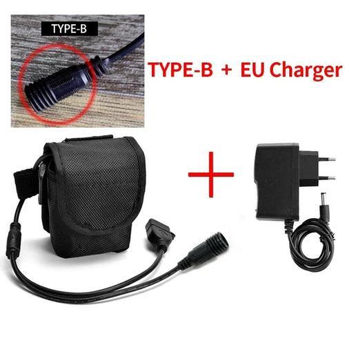 16000mAh 8.4V 18650 Battery Pack Bike Light Battery 6*18650 Lithium - VirtuousWares.Store