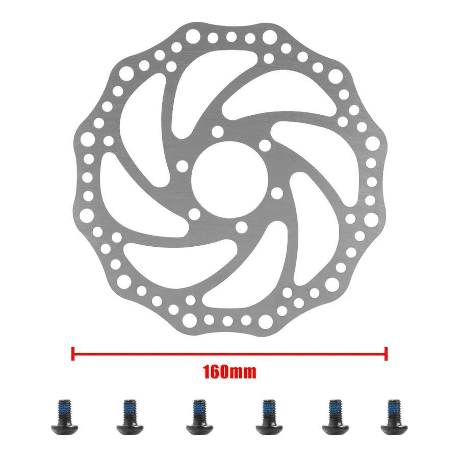 160mm Electric Scooter Disc Brake Pads Accessories for Kaabo Wolf - VirtuousWares.Store