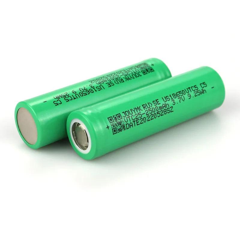 18650 Battery 2500mAh 3.7V High Discharge 10C 30A Power Cell（10-15 - VirtuousWares.Store