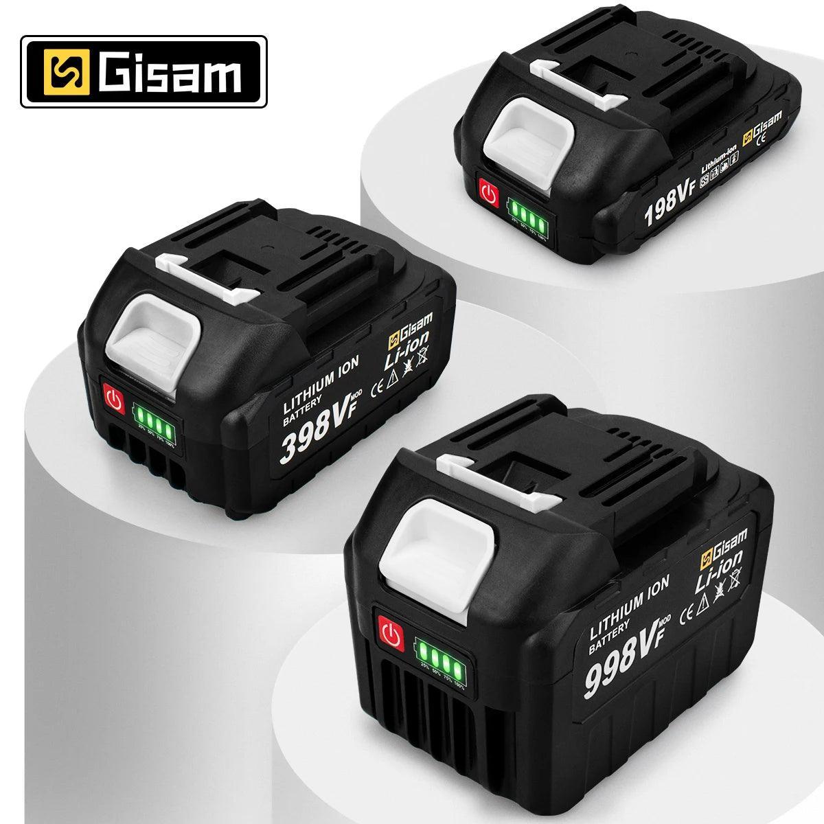 18V Rechargeable Lithium Ion Battery 22500mAh 15000mAh Lithium Battery With Battery indicator For Makita Power Tools Battery - VirtuousWares.Store