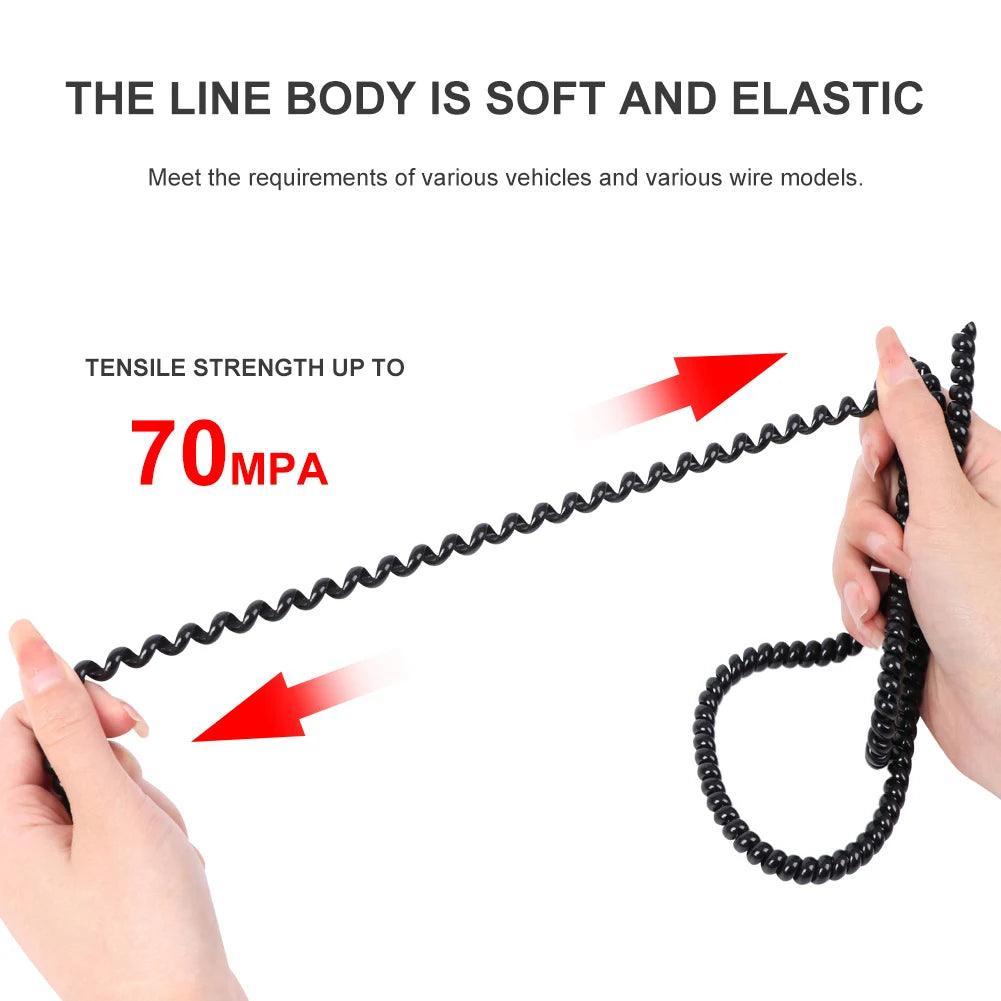 1M Electric Scooter Line Protector Covers Wire Cable Spiral Winder for - VirtuousWares.Store