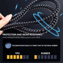 1M Electric Scooter Line Protector Covers Wire Cable Spiral Winder for - VirtuousWares.Store