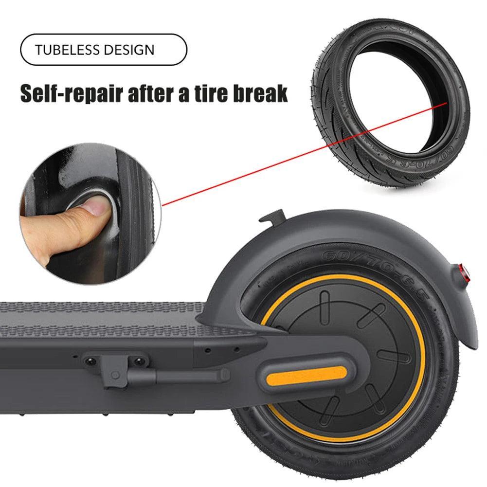 1pc 60/70-6.5 Rubber Scooter Tubeless Tyre 10inch Electric Bike Tyre - VirtuousWares.Store