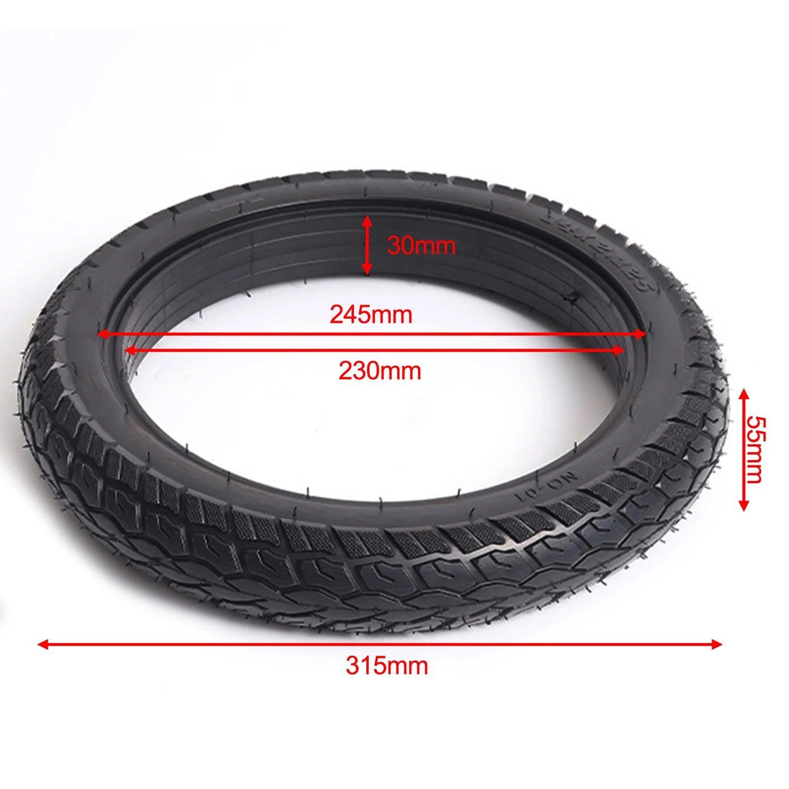 1pc Rubber Tire Solid Tyre Inflation-Tire Puncture-Resistant Design - VirtuousWares.Store