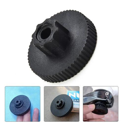 1pcs Crank Wrench Mountain Bike Black ABS Bicycles Crank Cap Removal - VirtuousWares.Store