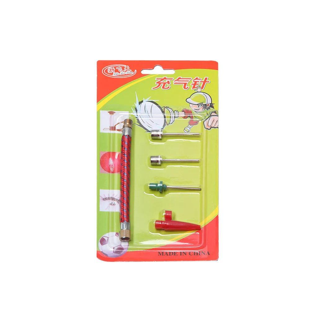 1Set Inflating Needle Kits Needle Hose Sports Ball Basketball Football - VirtuousWares.Store