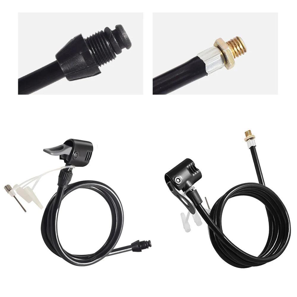 1x Bicycle Air Pump Extension Tube Pump Hot Sale Bicycle Hose Air Pump - VirtuousWares.Store