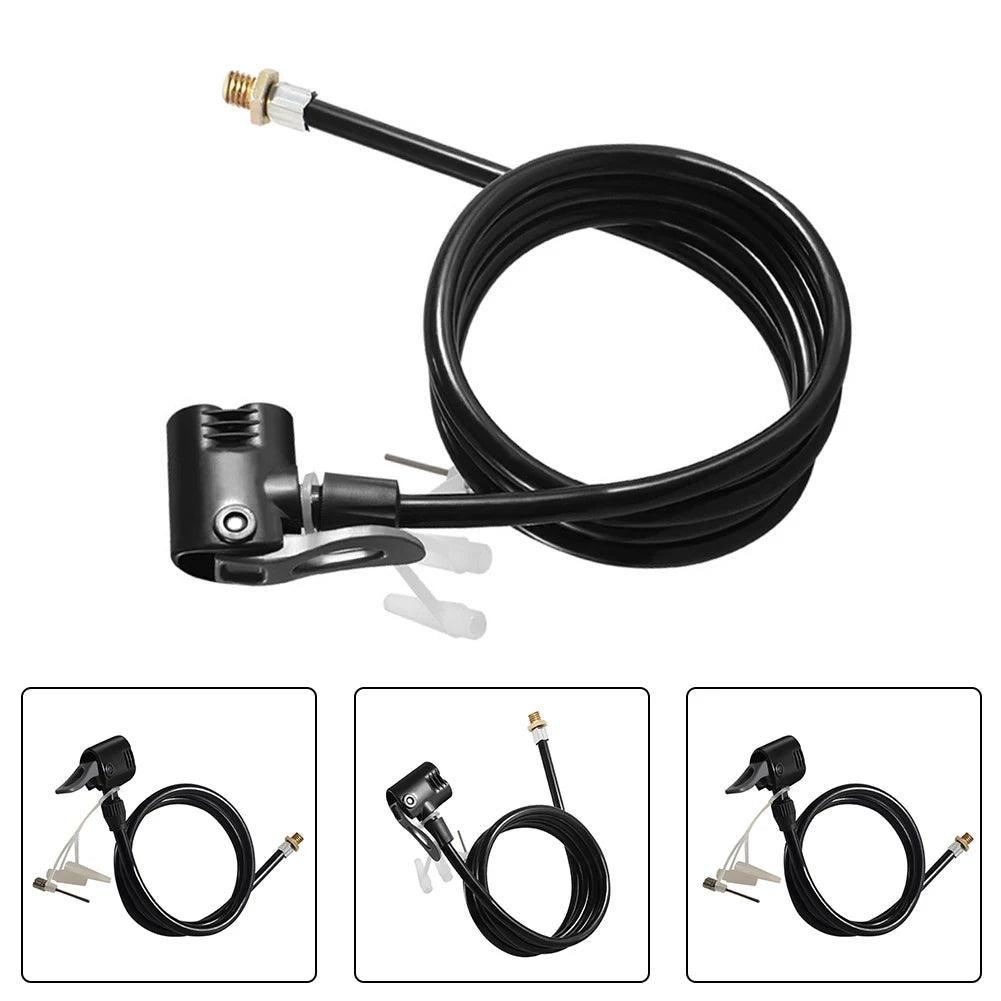 1x Bicycle Air Pump Extension Tube Pump Hot Sale Bicycle Hose Air Pump - VirtuousWares.Store