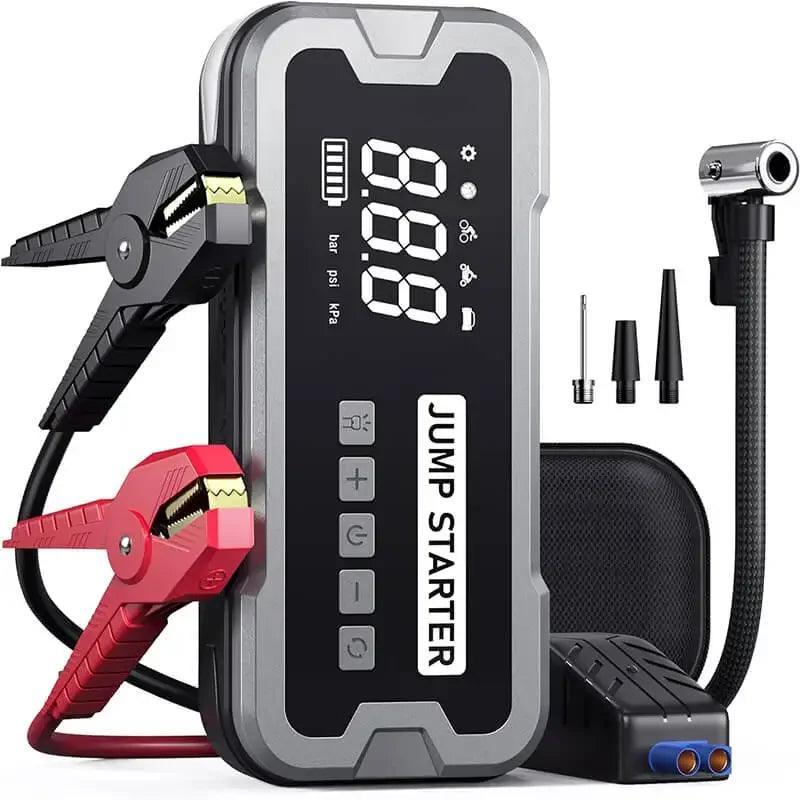 2 IN 1 2000A Portable Power Bank Jump Starter 150PSI Tire Inflator Air - VirtuousWares.Store