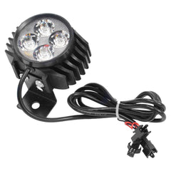 2 In 1 Led Headlights 12-80V Front Lamp Light With Horn For Kugoo M4 Pro Electric Kick Scooter Night Safety Front Light Lamp Par - VirtuousWares.Store