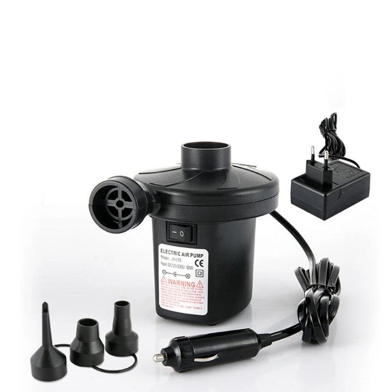 2 in 1 Portable Mini Air Compressor Electric Tire Inflator Pump - VirtuousWares:Global