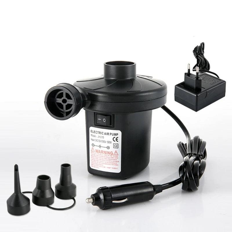 2 in 1 Portable Mini Air Compressor Electric Tire Inflator Pump - VirtuousWares:Global