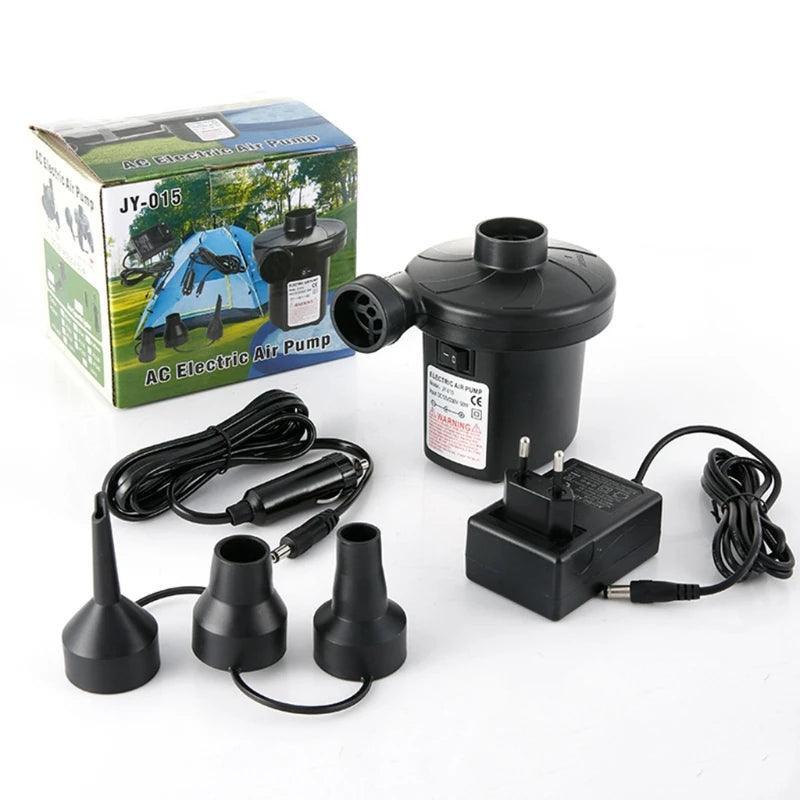 2 in 1 Portable Mini Air Compressor Electric Tire Inflator Pump - VirtuousWares:Global