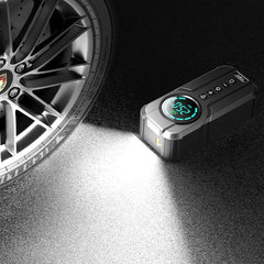 2 In 1 Wireless Portable Car Air Pump Power Bank Air Compressor Auto - VirtuousWares:Global